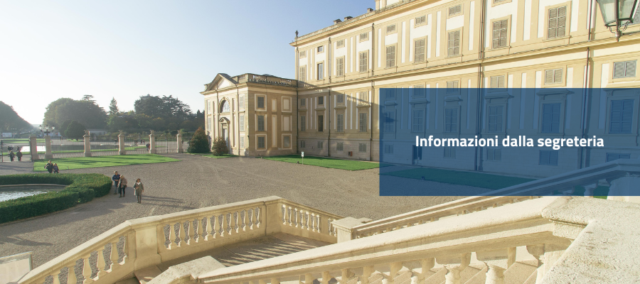 Clicca per accedere all'articolo Informazioni dalla segreteria